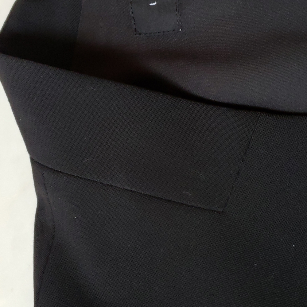 Theory open front wool blend Lanai stretch black jacket size 10 - Picture 12 of 14